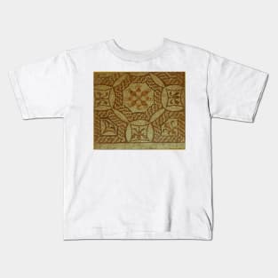 Ancient Roman mosaic flooring Kids T-Shirt